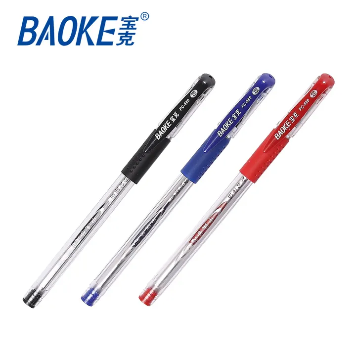 BAOKE/宝克 中性笔 PC880D 颜色：黑色 规格：0.5mm 单位:支