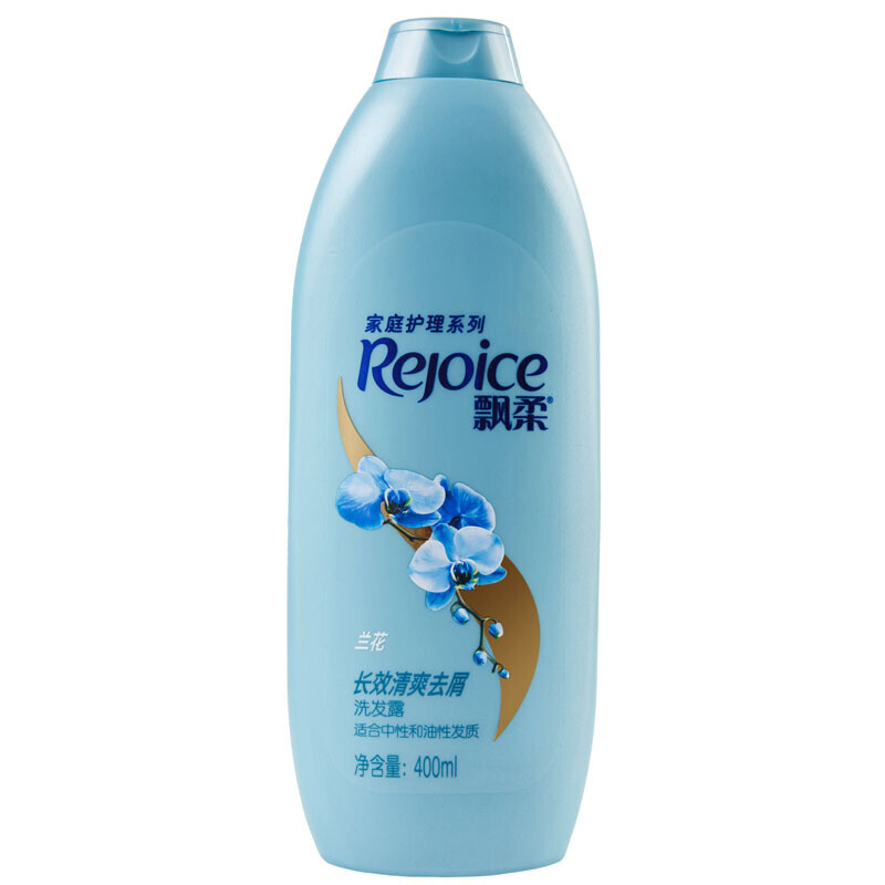 REJOICE/飘柔 洗发露 日常护理双效去屑清爽型 360g 单位:瓶