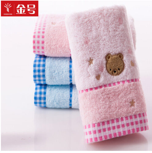 KING SHORE/金号 方巾 3666WH (蓝)小熊44克35*34mm 单位:条