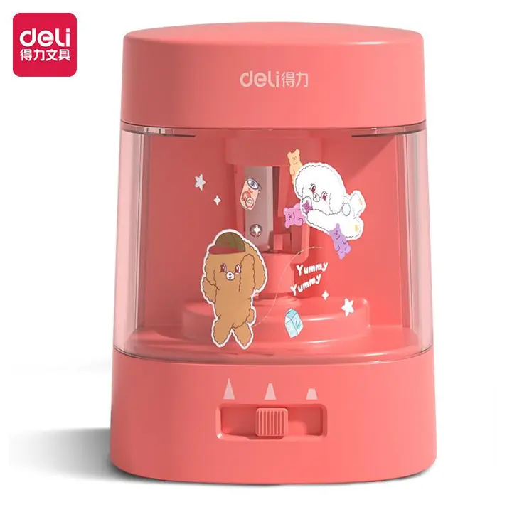 DELI/得力 电动卷笔刀 68658A 红色 单位:个