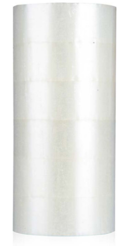 DELI/得力 封箱胶带 30215 尺寸：200y×48mm 包装数：6卷装 颜色：透明 单位:筒