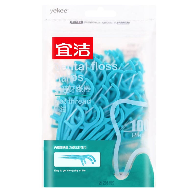 YEKEE/宜洁 护理牙线棒 Y-9832 护理 约100支 单位:包