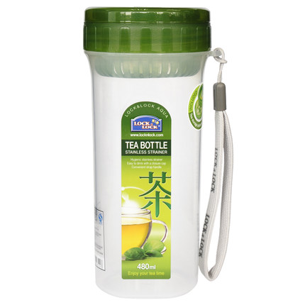 LCLC/乐扣乐扣 运动便携茶网茶杯 HLP935 颜色：绿色 容量：480ml 单位:个