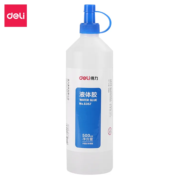DELI/得力 液体胶 6357 颜色：透明 容量：500mL 单位:瓶