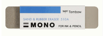 TOMBOW/蜻蜓 磨砂橡皮擦 TOMBOM-ES-510A 单位:块