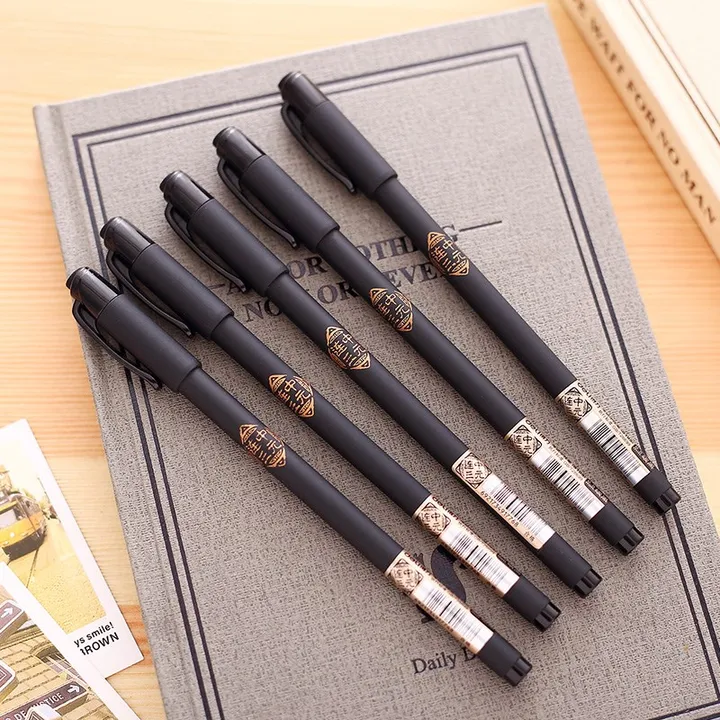 DELI/得力 考试中性笔 S105 颜色：黑色 规格：0.5mm 单位:支