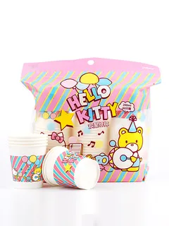 YEKEE/宜洁 纸杯 K-9557 Hello Kiy 200ml 60只 单位:包
