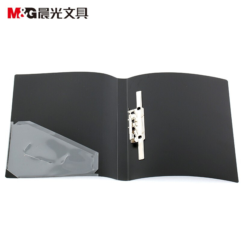 M&G/晨光 单长押文件夹 ADM95090A (黑色)背宽18mm 单位:个