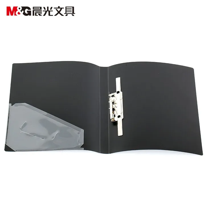 M&G/晨光 单长押文件夹 ADM95090A (黑色)背宽18mm 单位:个