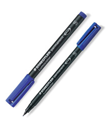 STAEDTLER/施德楼 油性万用投影笔 313-3 颜色：蓝色 单位:支