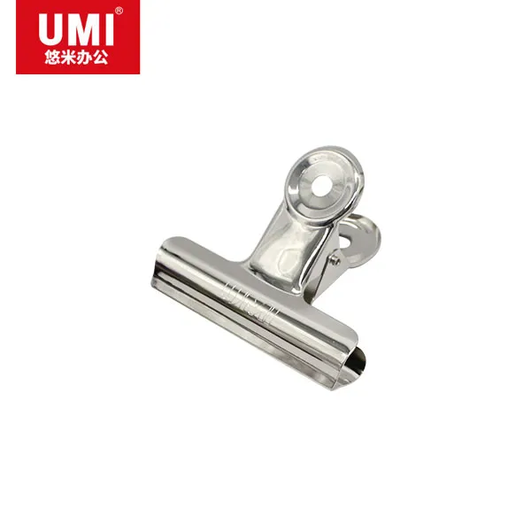 UMI/悠米 圆形铁票夹 B09302S 2# (64mm) 银 单位:袋