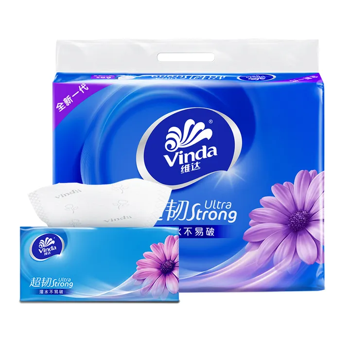 VINDA/维达 超韧3层软抽面巾纸 V2239 规格：133×195mm 抽数:130抽 箱规:130抽/包 6包/提 单位:包