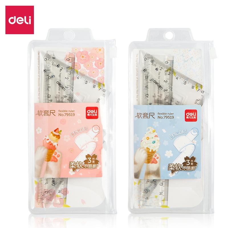 DELI/得力 软套尺 79519 颜色：透明 单位:套