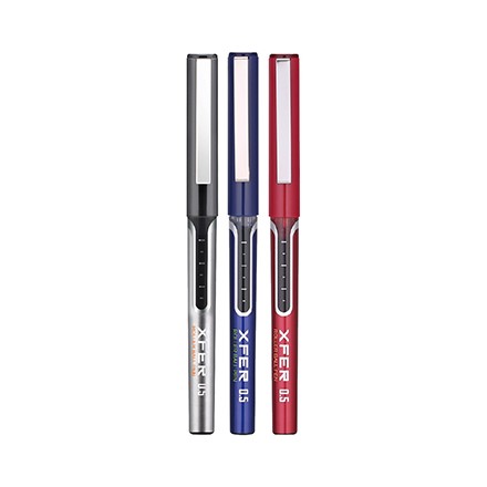 DELI/得力 直液式走珠笔 S657 颜色：蓝色 规格：0.5mm 包装数：12支 单位:支