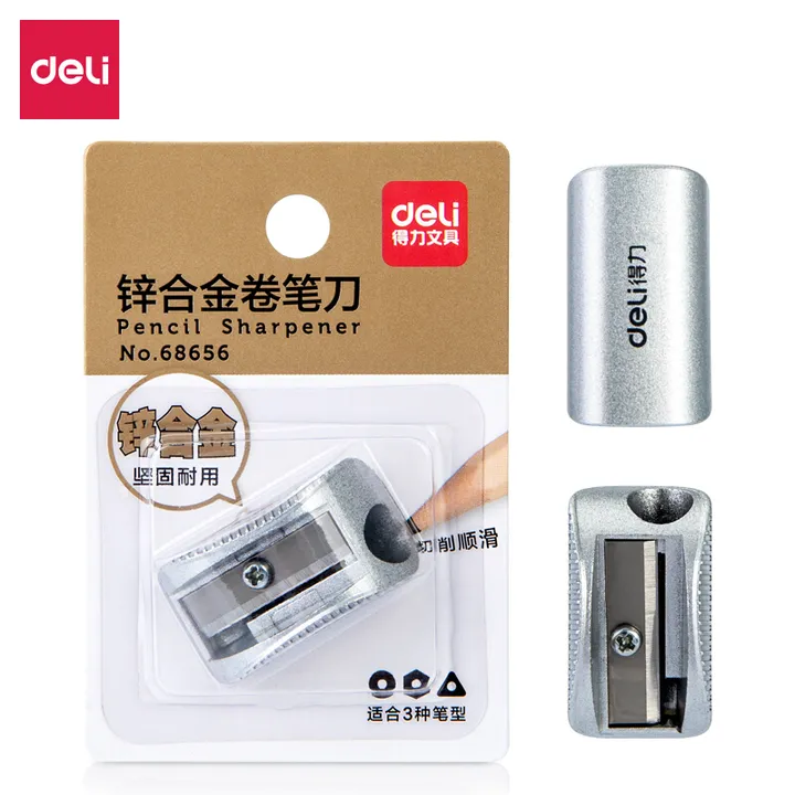 DELI/得力 卷笔刀 68656 颜色：银色 单位:卡