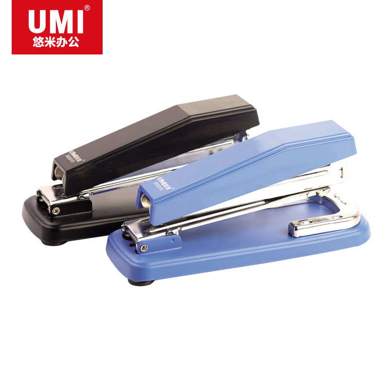 UMI/悠米 方形可转机头订书机 B03201D 黑 单位:盒