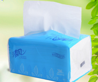 BREEZE/清风 塑包面纸 BR8AA1 双层200抽 单位:包