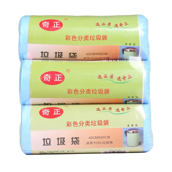 QZ/奇正 垃圾袋 尺寸：45×50cm 颜色：蓝色 单位:组
