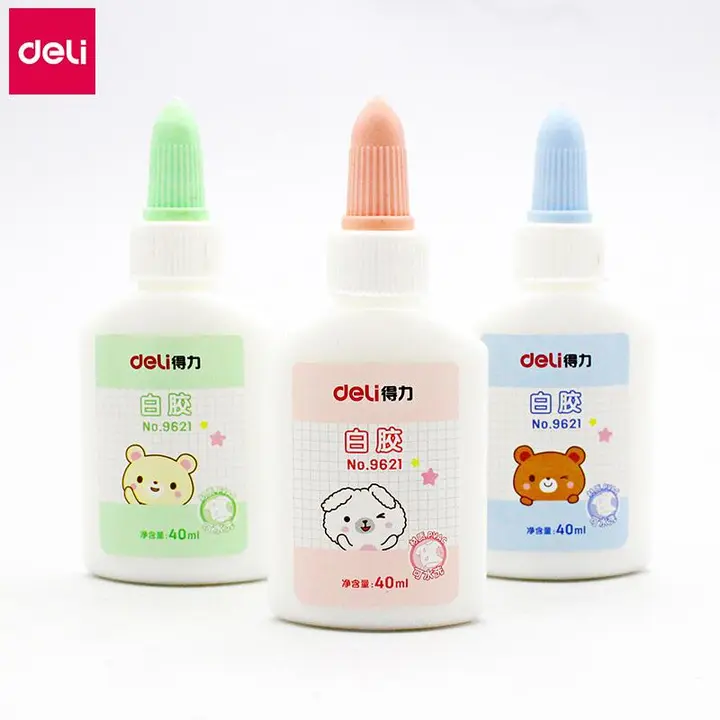 DELI/得力 白胶 9621 颜色：混色 单位:瓶