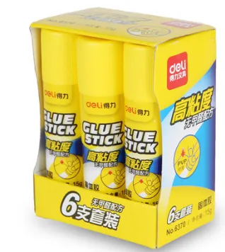 DELI/得力 固体胶 6370 颜色：白色 单位:盒