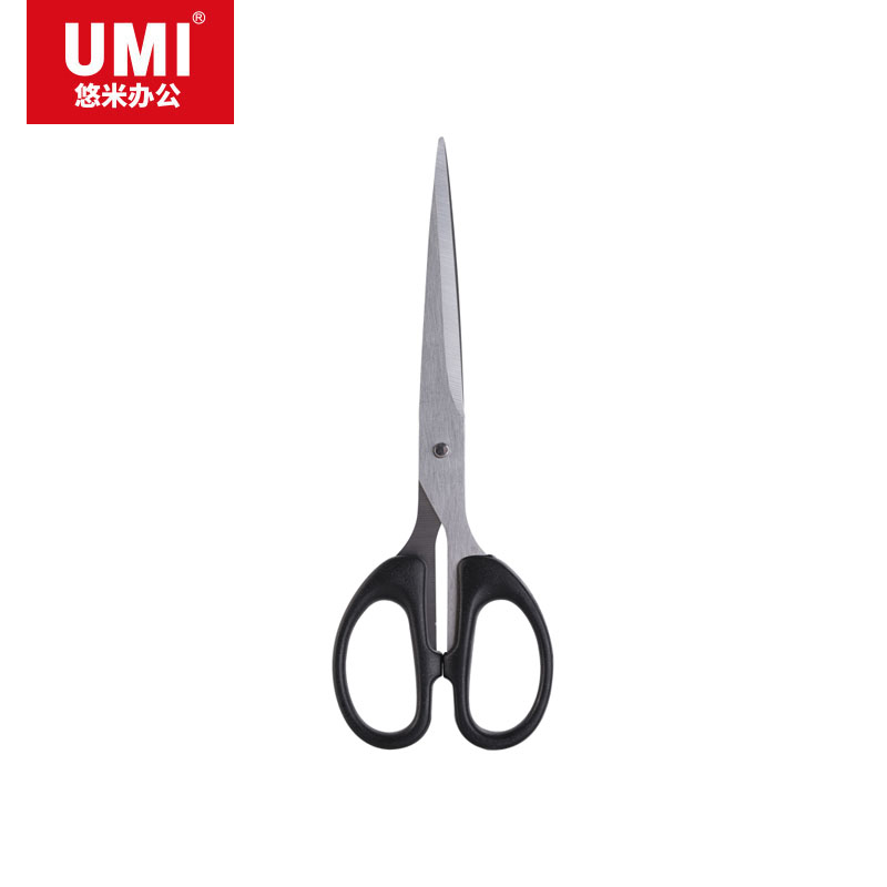 UMI/悠米 经典办公剪刀 B01002D 中号 黑 单位:把