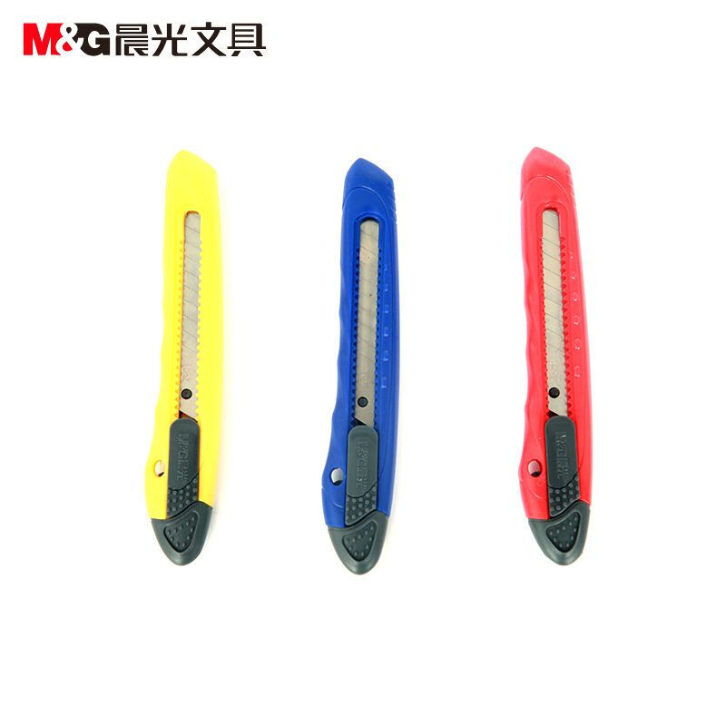 M&G/晨光 美工刀 ASS91322 18mm 颜色随机 单位:个
