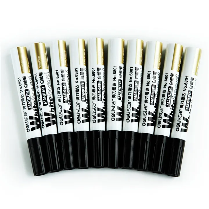 DELI/得力 白板笔 6801 颜色：黑色 规格：1.8mm 单位:支