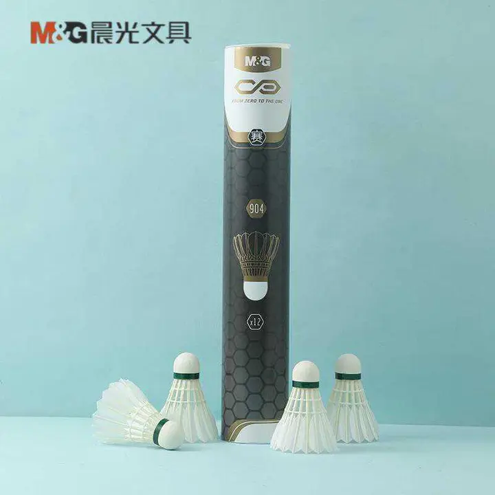 M&G/晨光 鹅直羽毛球 AST09904 鹅直羽毛球(12只装)AST09904 单位:套