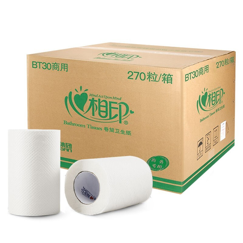 MIND ACT UPON MIND/心相印 小卷纸 BT30 两层 30克 110*100mm 单位:箱