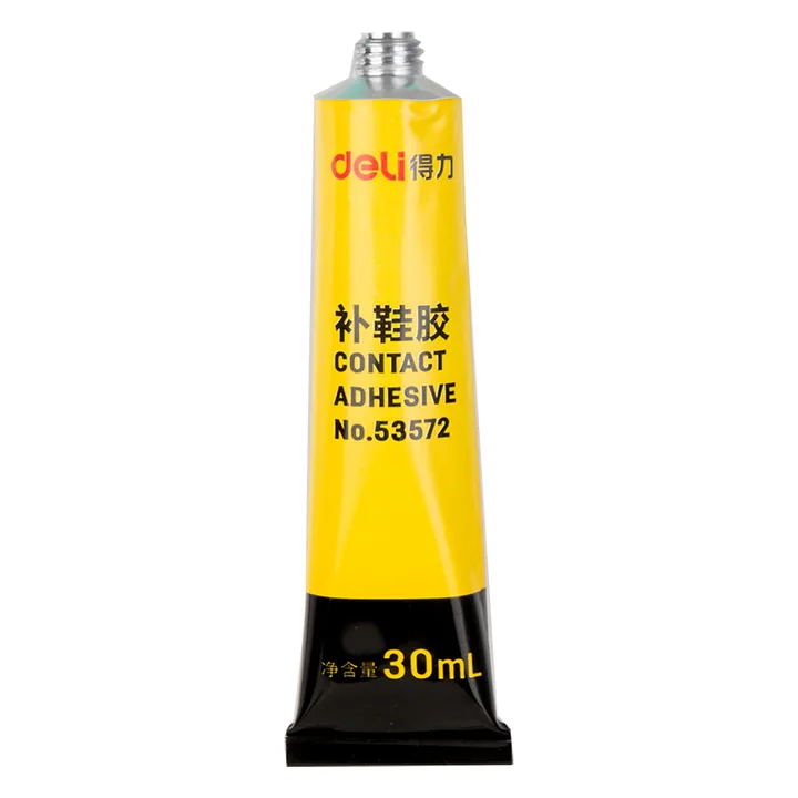 DELI/得力 补鞋胶 53572 颜色：黄色 容量：30mL 单位:卡