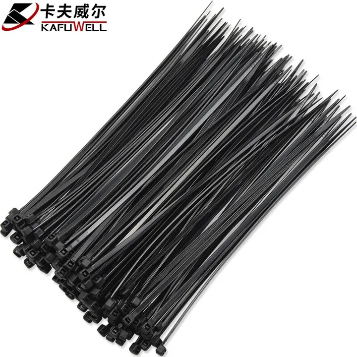 KAFUWELL/卡夫威尔 自锁式尼龙扎带 OT2899G 尺寸：3.6×200mm 包装数：100支装 颜色：黑色 单位:包