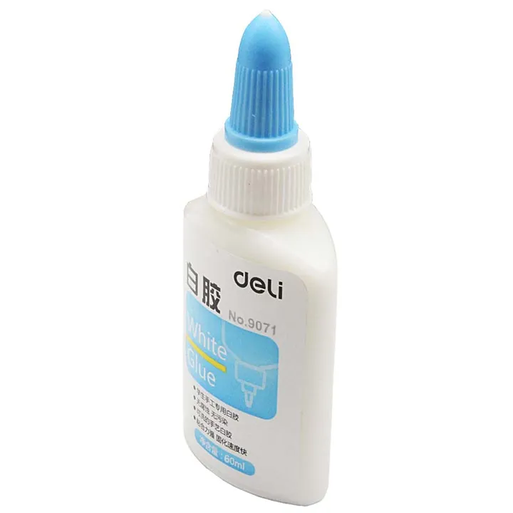 DELI/得力 手工白胶 9071 颜色：混色 容量：60ml 单位:瓶