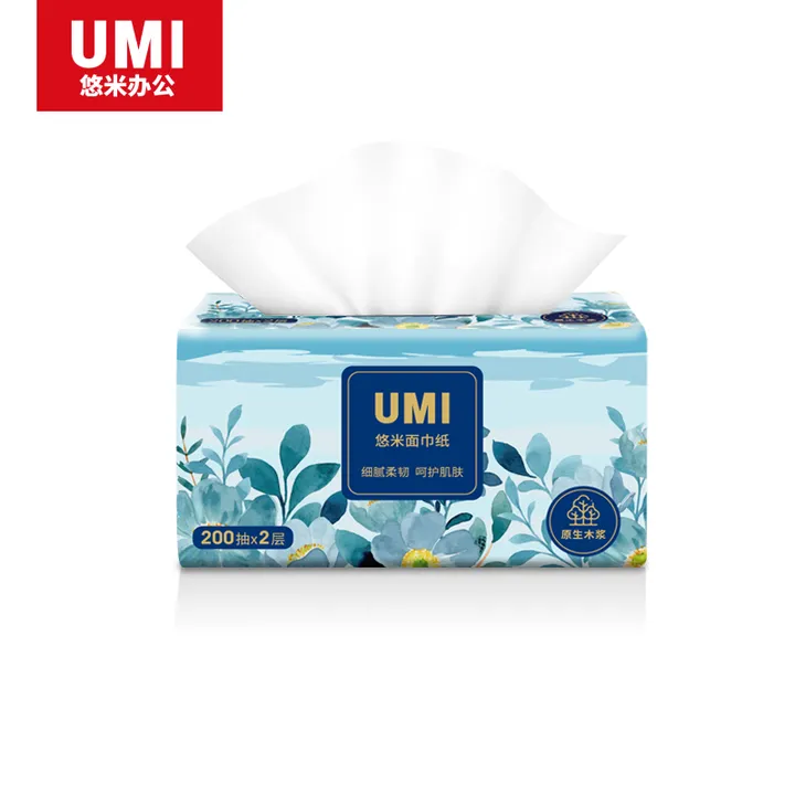 UMI/悠米 双层塑包面纸 C04004W 200抽/包 单位:提