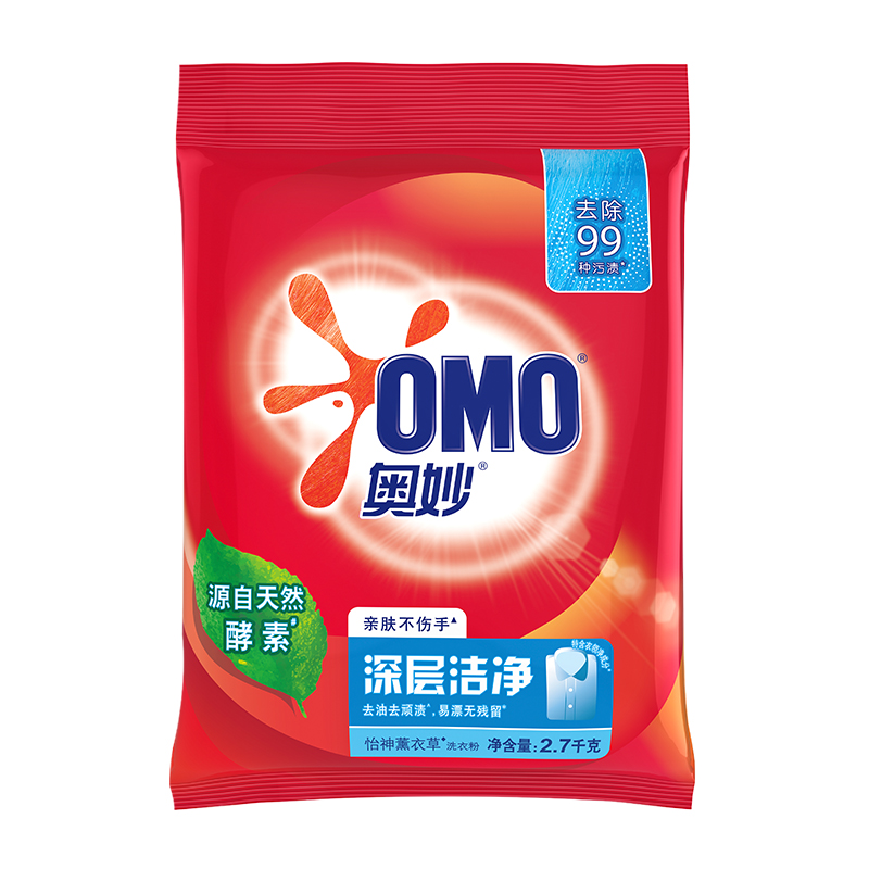OMO/奥妙 洗衣粉 深层洁净洗衣粉2.7kg 单位:袋