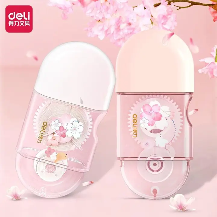 DELI/得力 樱花修正带 71540 颜色：混色 单位:卡