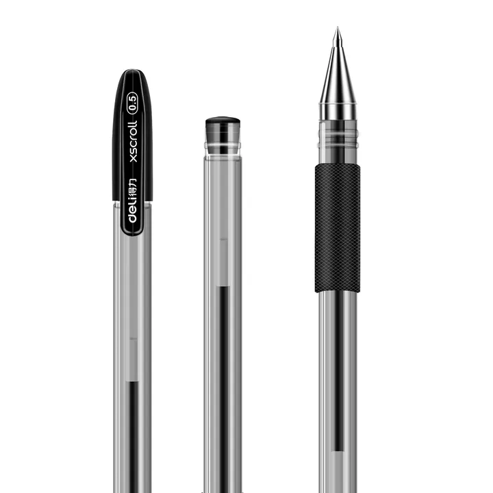 DELI/得力 思达中性笔 S55 颜色：黑色 规格：0.5mm 单位:支