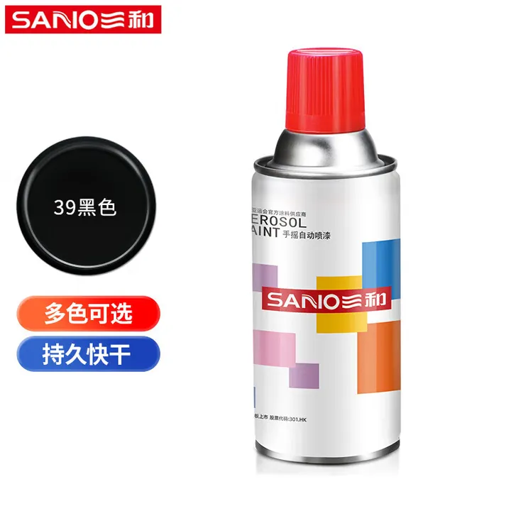 SANHE/三和 自喷漆 J2A39-60-235 350ml 235g 自喷漆 黑色 单位:瓶