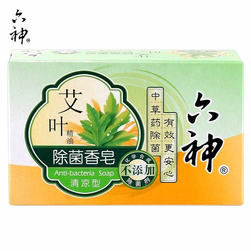 LIUSHEN/六神 香皂 艾叶除菌 清凉型 125g 单位:块
