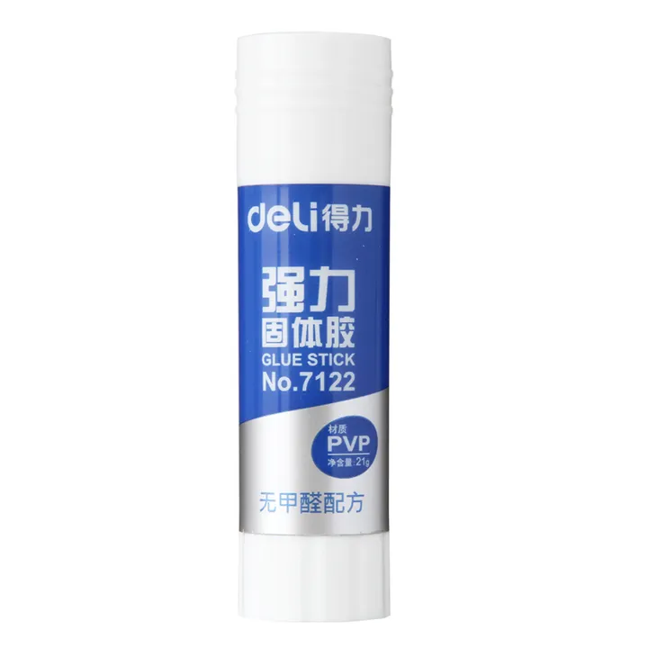 DELI/得力 固体胶 7122 净重：21g 颜色：白色 单位:只
