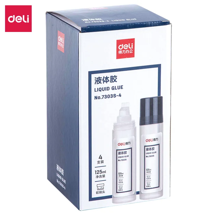 DELI/得力 液体胶 7303S-4 颜色：透明 单位:盒