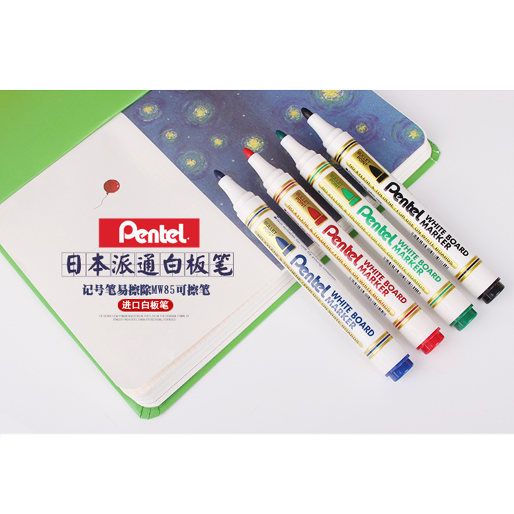 PENTEL/派通 白板笔水性记号笔 MW85 蓝 4.2mm 单位:支