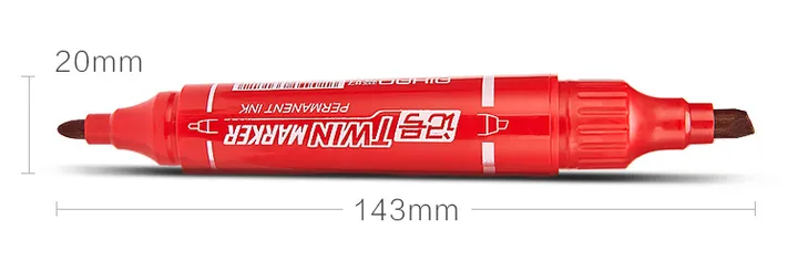 AIHAO/爱好 油性记号笔 3171 颜色：红色 单位:支