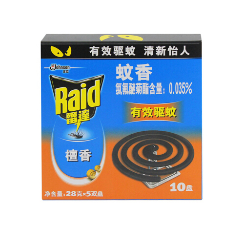 RAID/雷达 蚊香 371896 檀香型 10+2盘 单位:盒