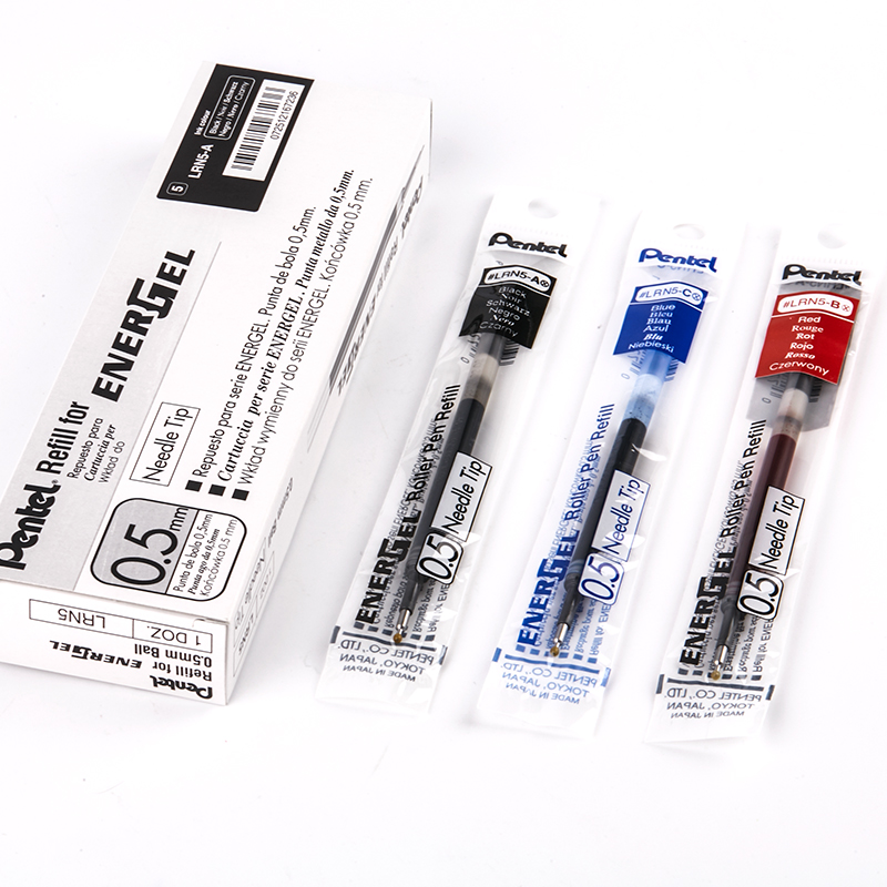 PENTEL/派通 水笔芯替芯 LRN5 黑 0.5mm 单位:支