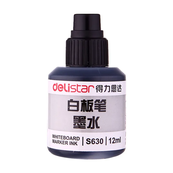 DELI/得力 白板笔墨水 S630 颜色：蓝色 容量：12ml 单位:瓶