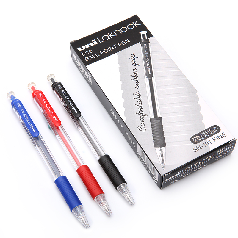 UNI/三菱 原子笔 SN-101 备注：圆珠笔 颜色：红色 规格：0.7mm 单位:支