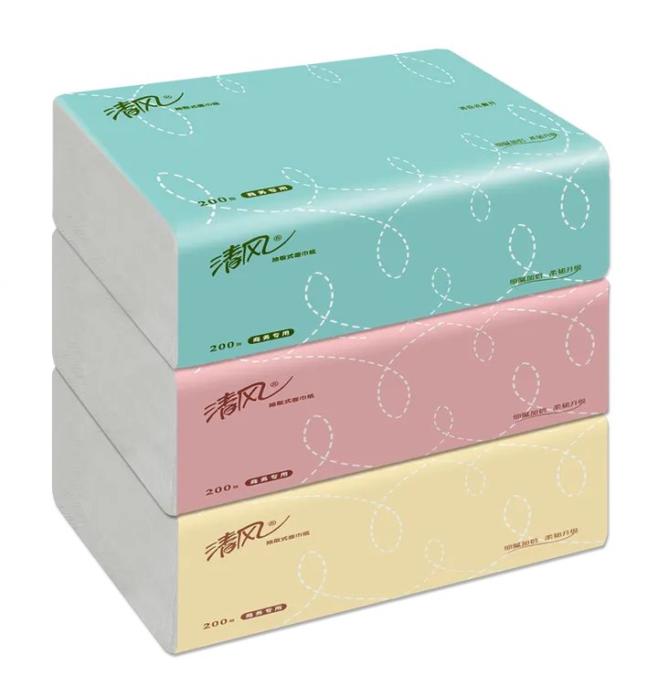BREEZE/清风 双层糖果色塑包面纸 BR38AC1 双层糖果色 200抽 单位:箱