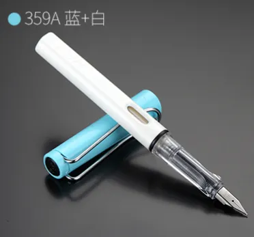 HERO/英雄 小清新铱金笔 359A 蓝白 单位:支
