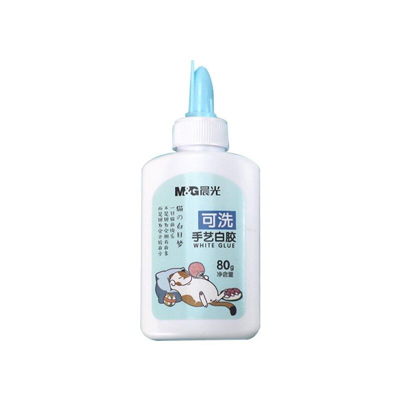 M&G/晨光 可洗手艺白胶 ABJ97217 80g 猫的白日梦 单位:支