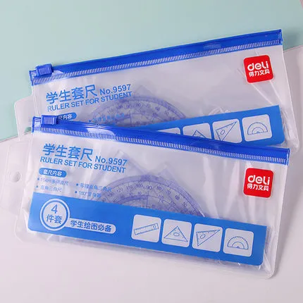 DELI/得力 学生套尺 9597 修正带替芯(透) 190×86mm 单位:套